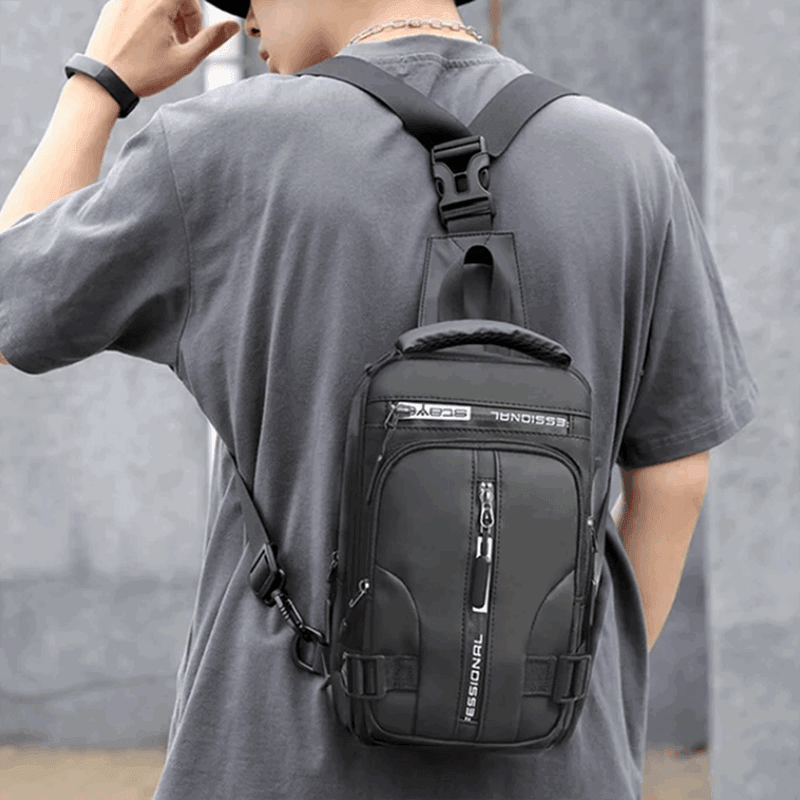 Men's Multifunctional Backpack Shoulder Chest Bag - Alartis
