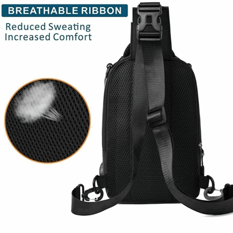 Men's Multifunctional Backpack Shoulder Chest Bag - Alartis