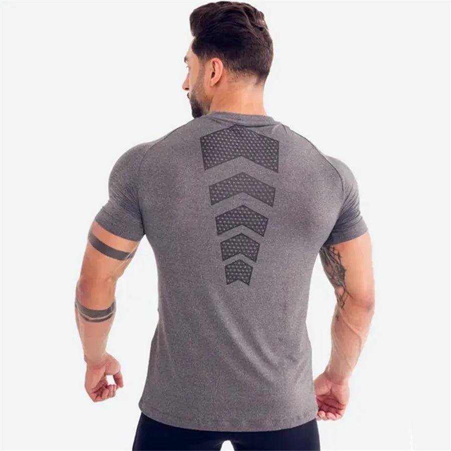 Men's Quick Dry T-shirt For Running Fitness Bodybuilding - Alartis
