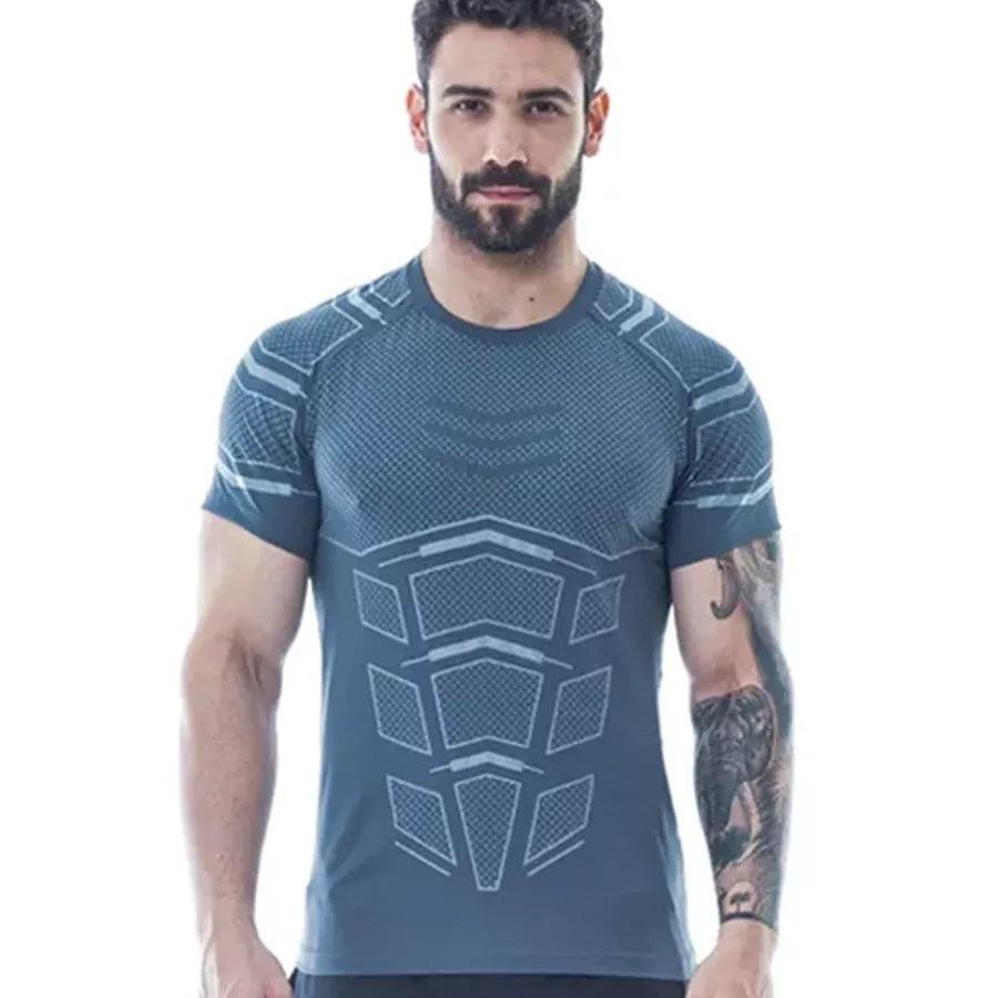 Men's Quick Dry T-shirt For Running Fitness Bodybuilding - Alartis
