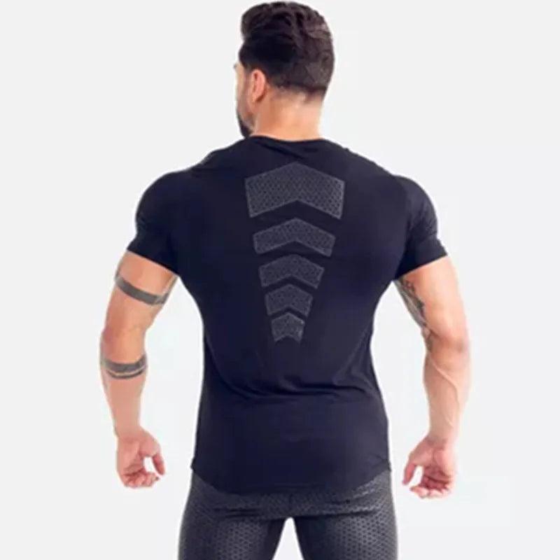 Men's Quick Dry T-shirt For Running Fitness Bodybuilding - Alartis