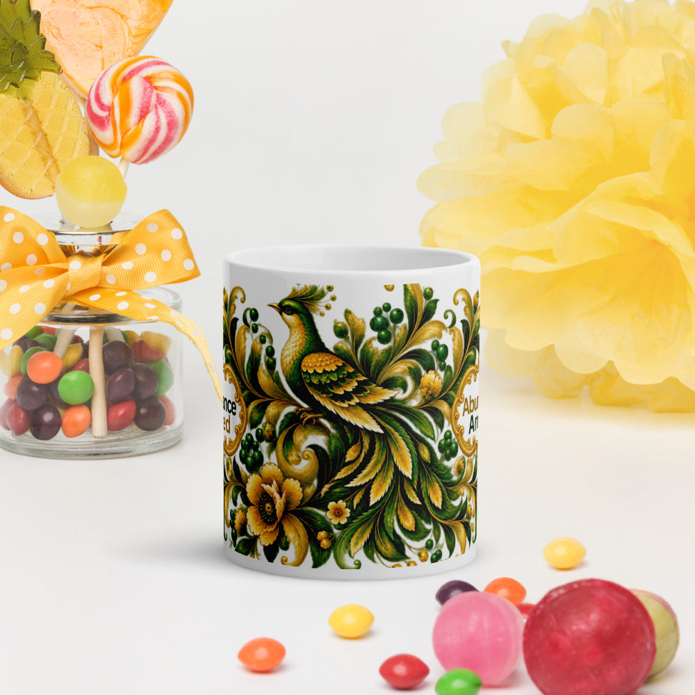 Abundance Arrived Mug | Designer Prosperity Cup