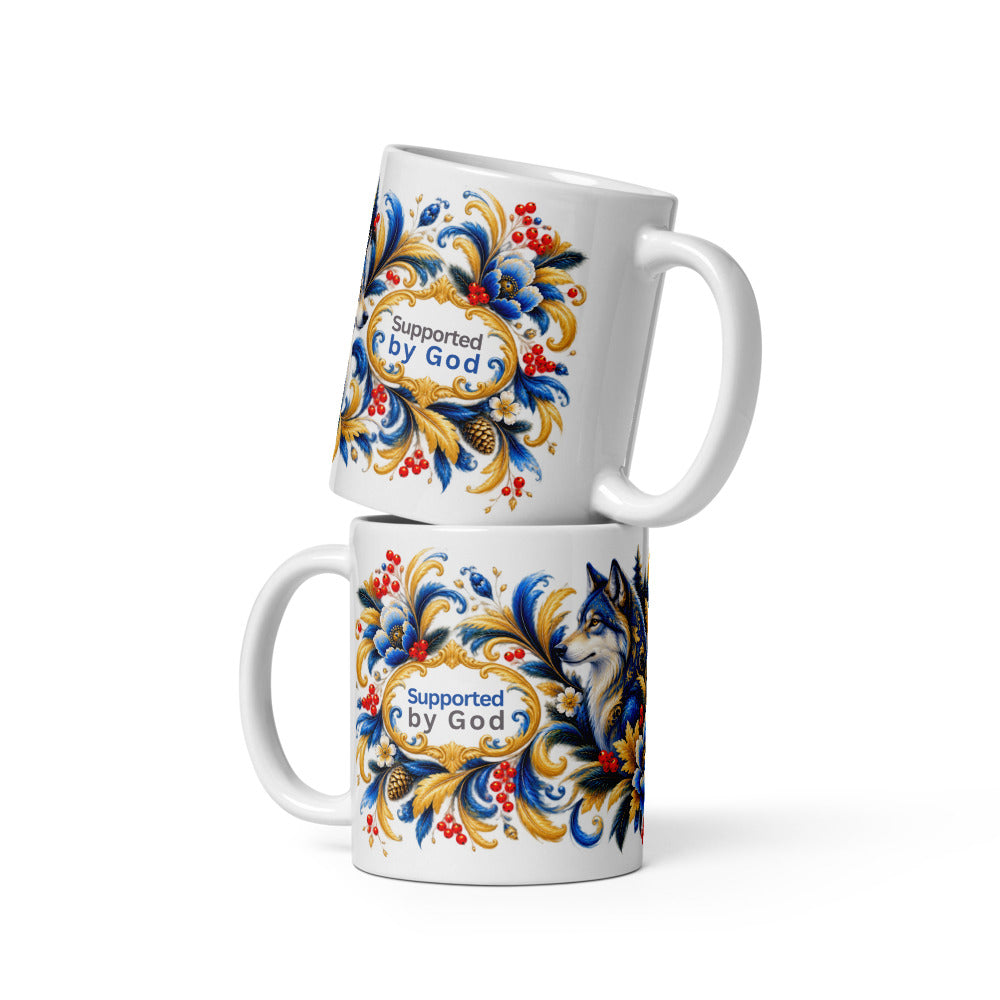 Supported by God Mug | Strength That Stands With You