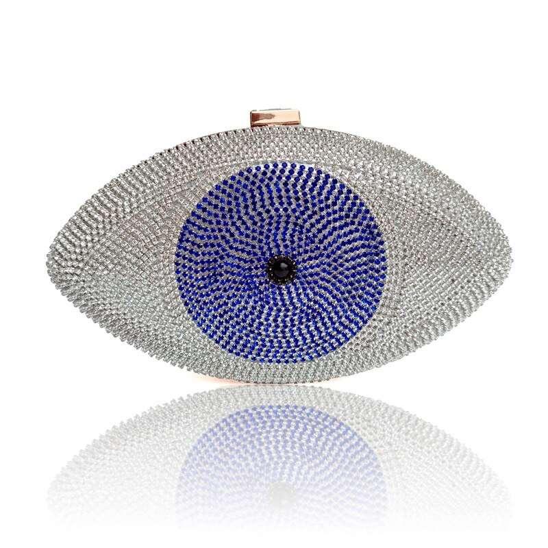 Women's Crystal Eye Evening Party Bag - Alartis