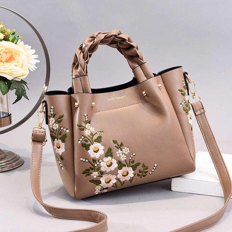 Women's Flower Pattern Hand Bag - Alartis