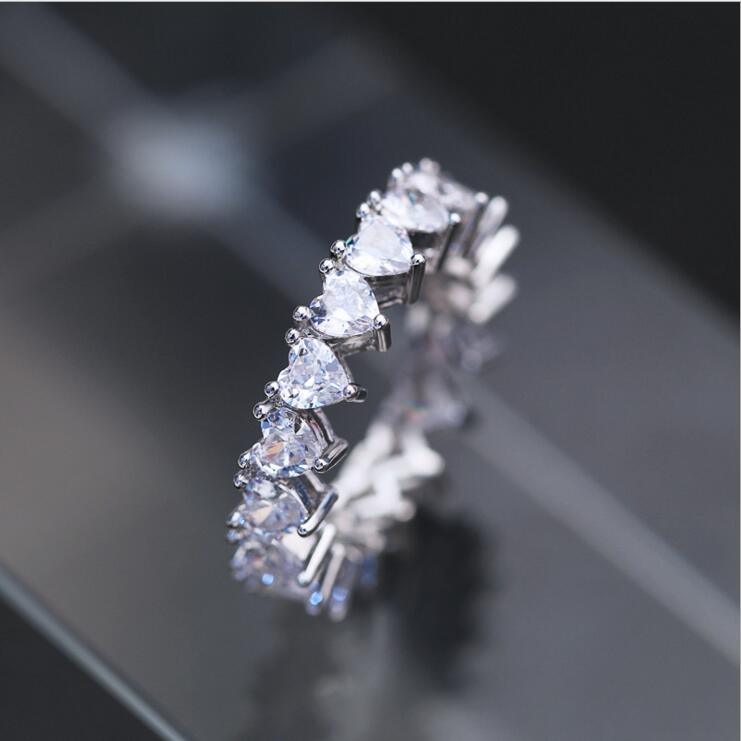 Women's Handmade Inlay Crystal Zircon Ring - Alartis