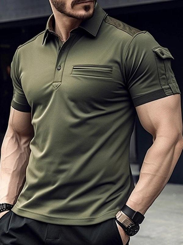 Versatile Men's Polo Shirt With Pocket - Alartis
