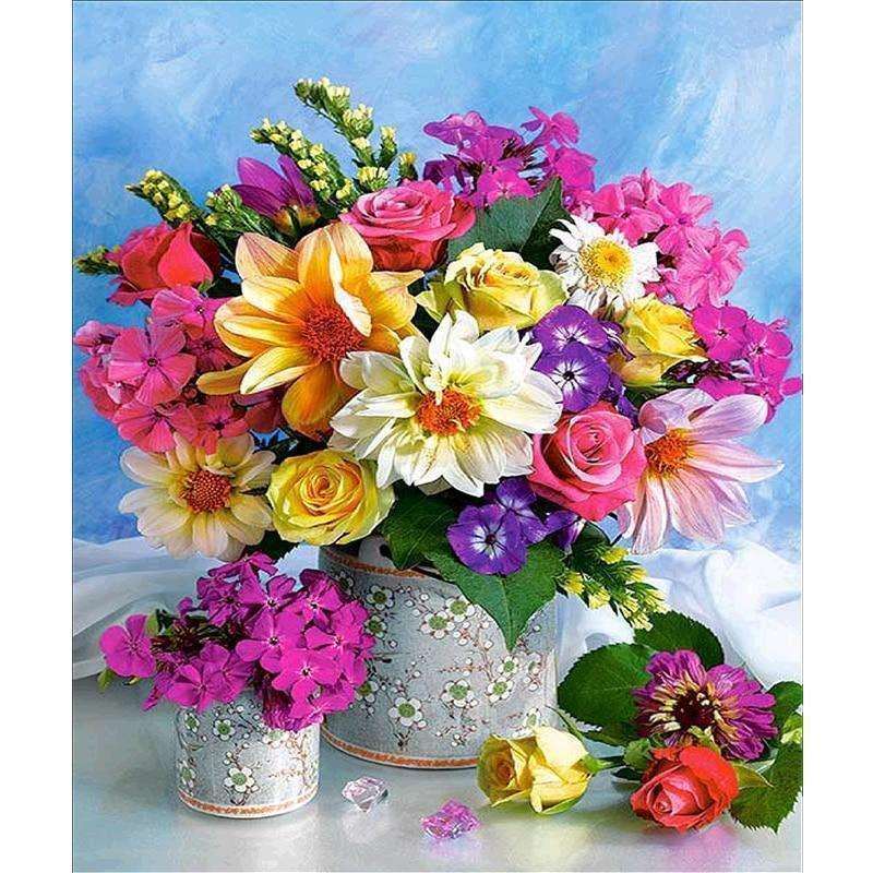 5D Diamond Painting Colorful Bouquet - Alartis