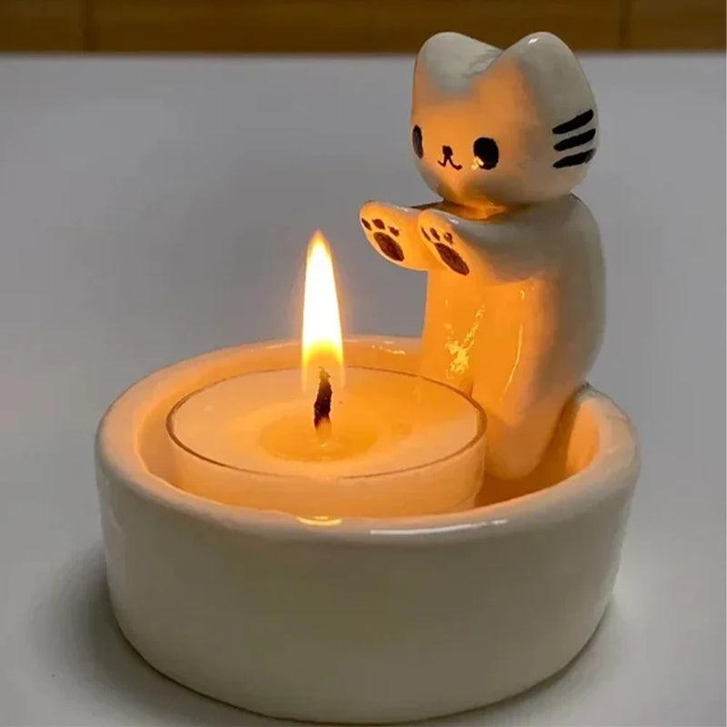 Cute Kitten Candle Holder - Alartis