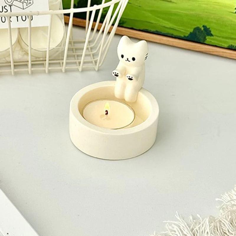 Cute Kitten Candle Holder - Alartis