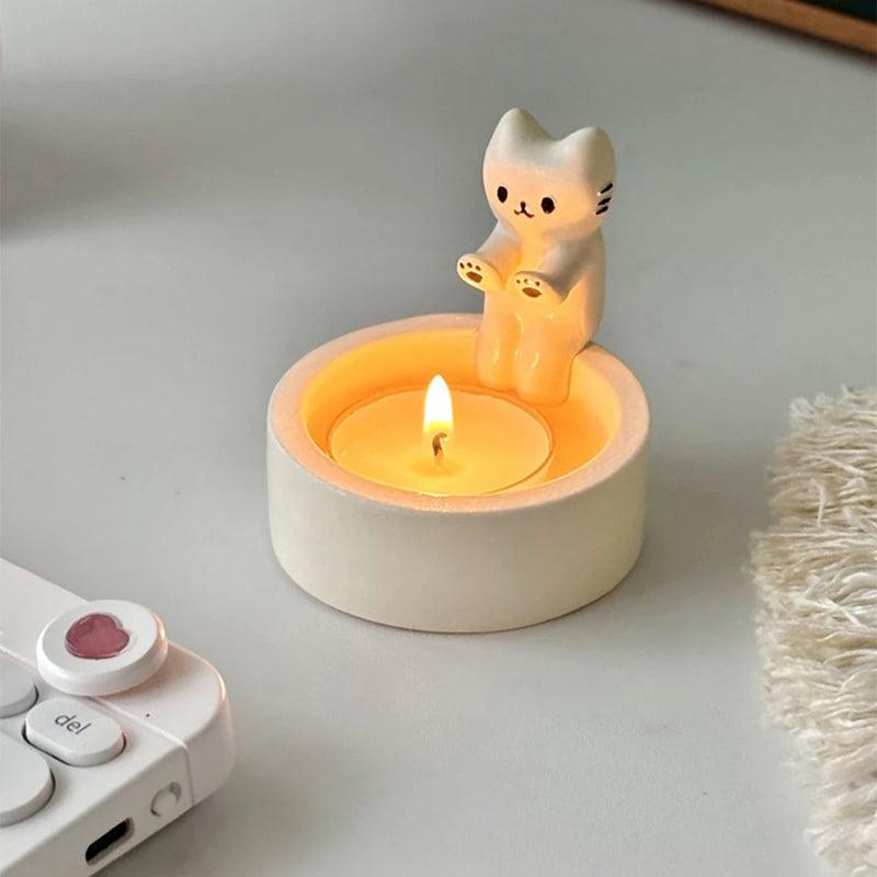 Cute Kitten Candle Holder - Alartis