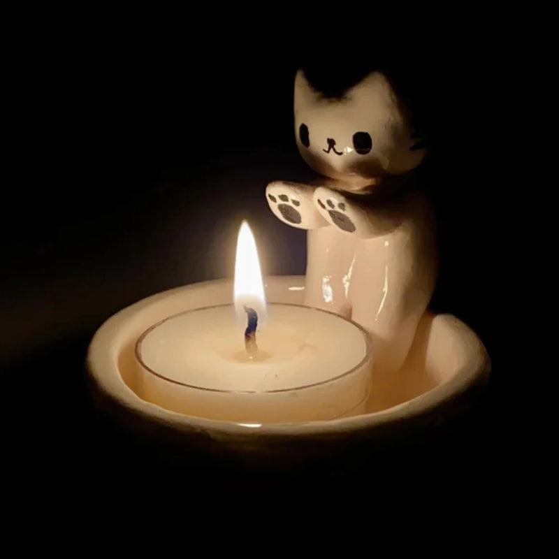 Cute Kitten Candle Holder - Alartis