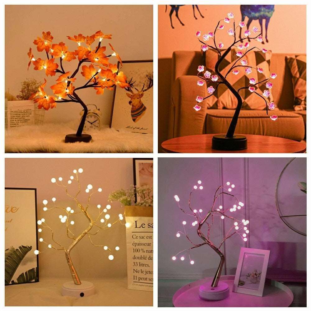 LED Mini Christmas Tree Table Lamp - Alartis