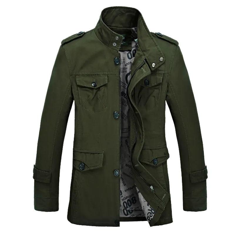 Men's Casual Cotton Classic Trench Coat - Alartis