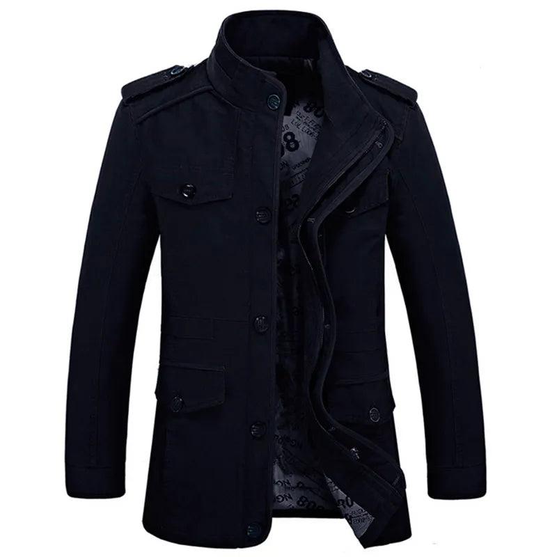 Men's Casual Cotton Classic Trench Coat - Alartis