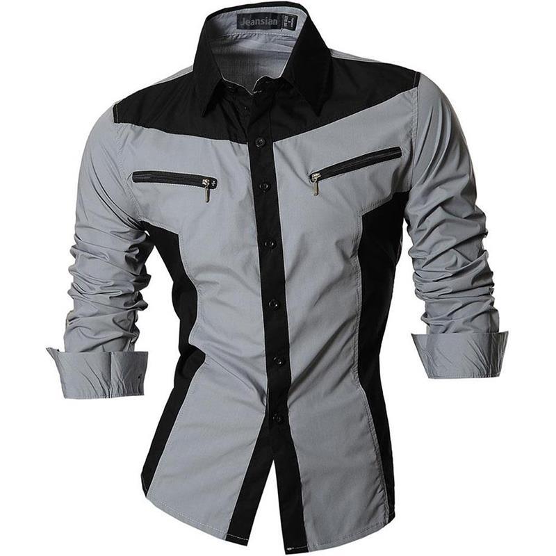 Men's Casual Long Sleeve Shirt - Alartis