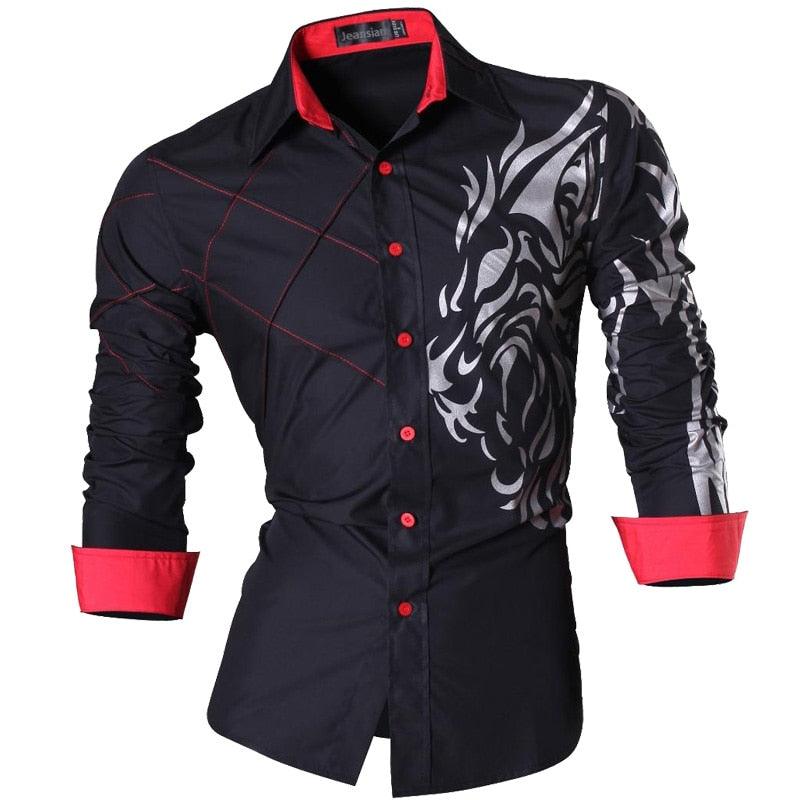 Men's Casual Long Sleeve Shirt - Alartis