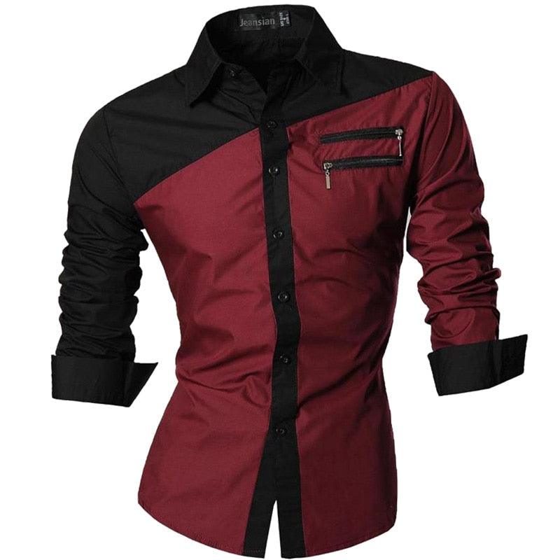 Men's Casual Long Sleeve Shirt - Alartis