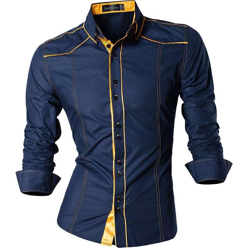 Men's Casual Long Sleeve Shirt - Alartis