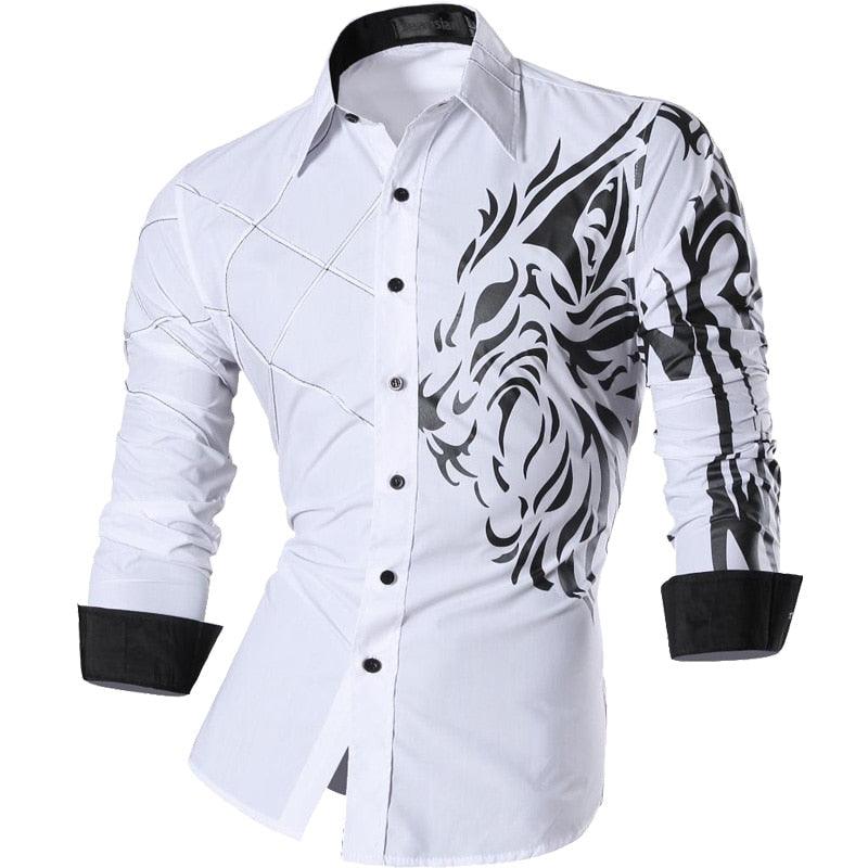 Men's Casual Long Sleeve Shirt - Alartis