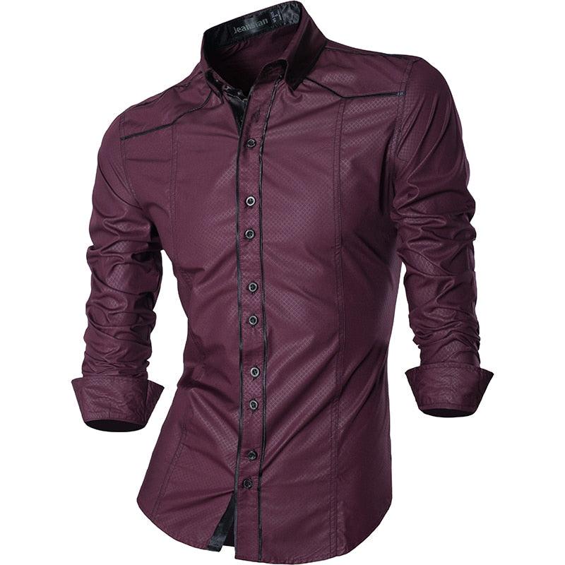 Men's Casual Long Sleeve Shirt - Alartis