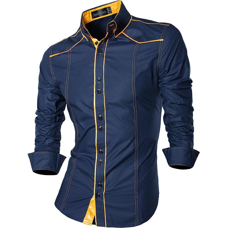 Men's Casual Long Sleeve Shirt - Alartis