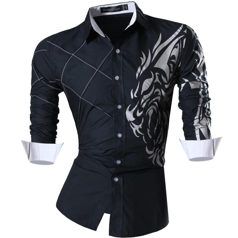 Men's Casual Long Sleeve Shirt - Alartis