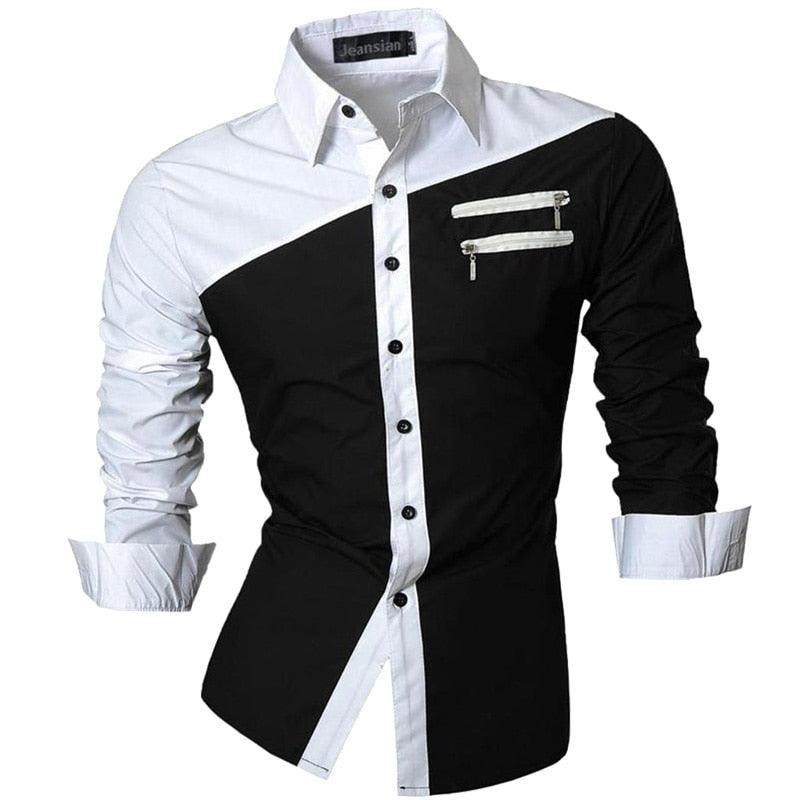 Men's Casual Long Sleeve Shirt - Alartis