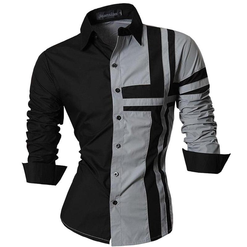 Men's Casual Long Sleeve Shirt - Alartis