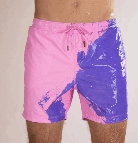 Men's Color-Shifting Beach Shorts - Alartis