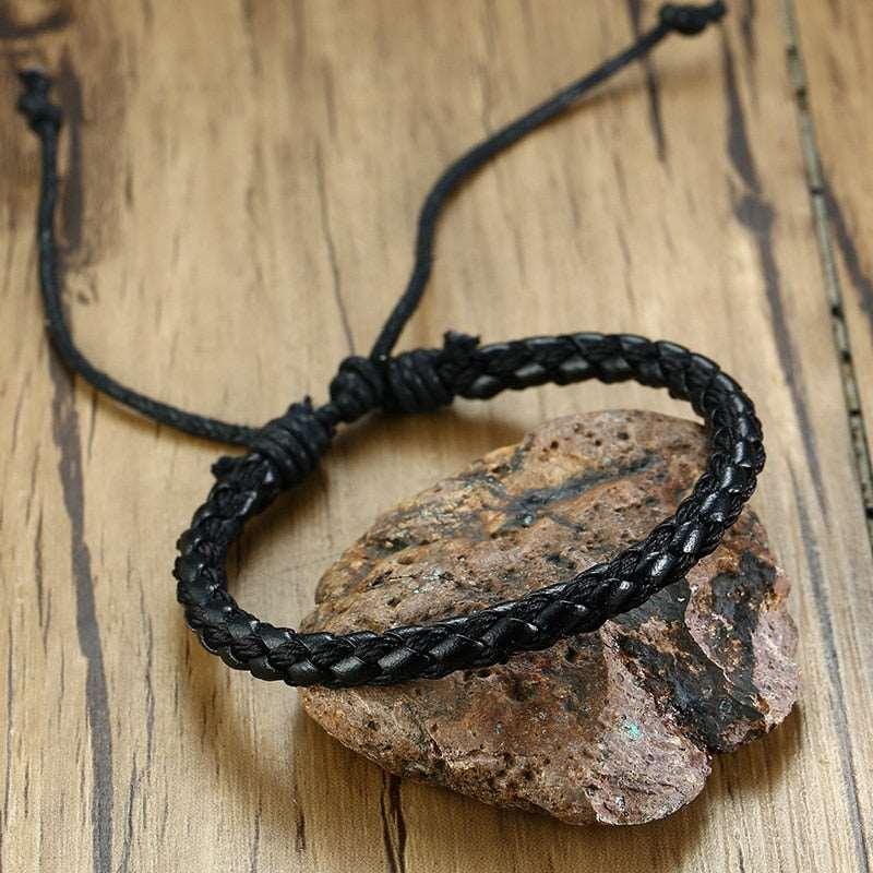 Men's Four Pieces Vintage Leather Bracelets - Alartis