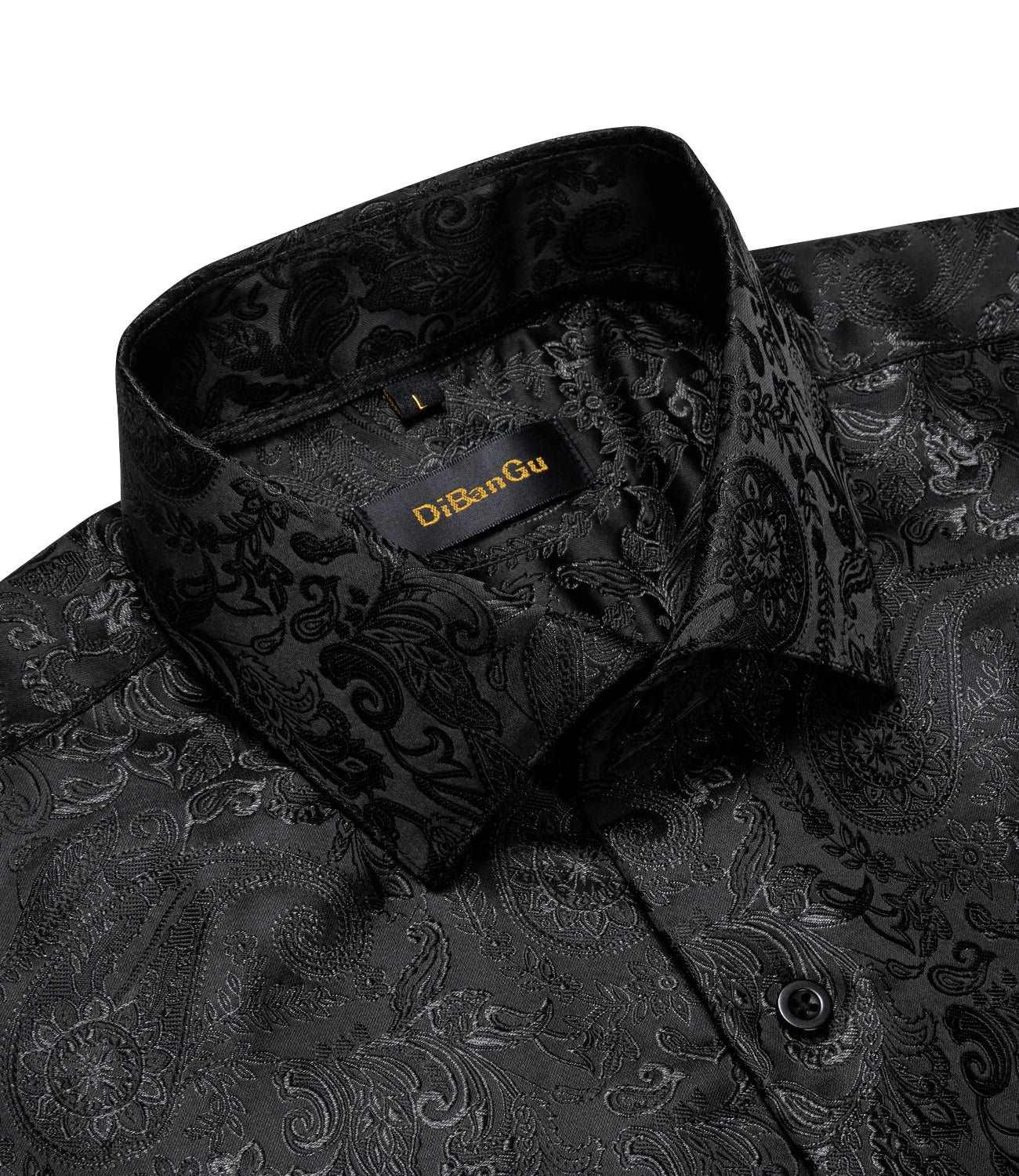 Men's Long Sleeve Silk Shirt - Alartis