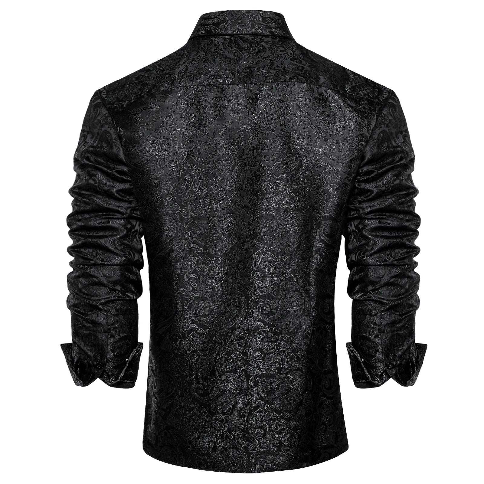 Men's Long Sleeve Silk Shirt - Alartis