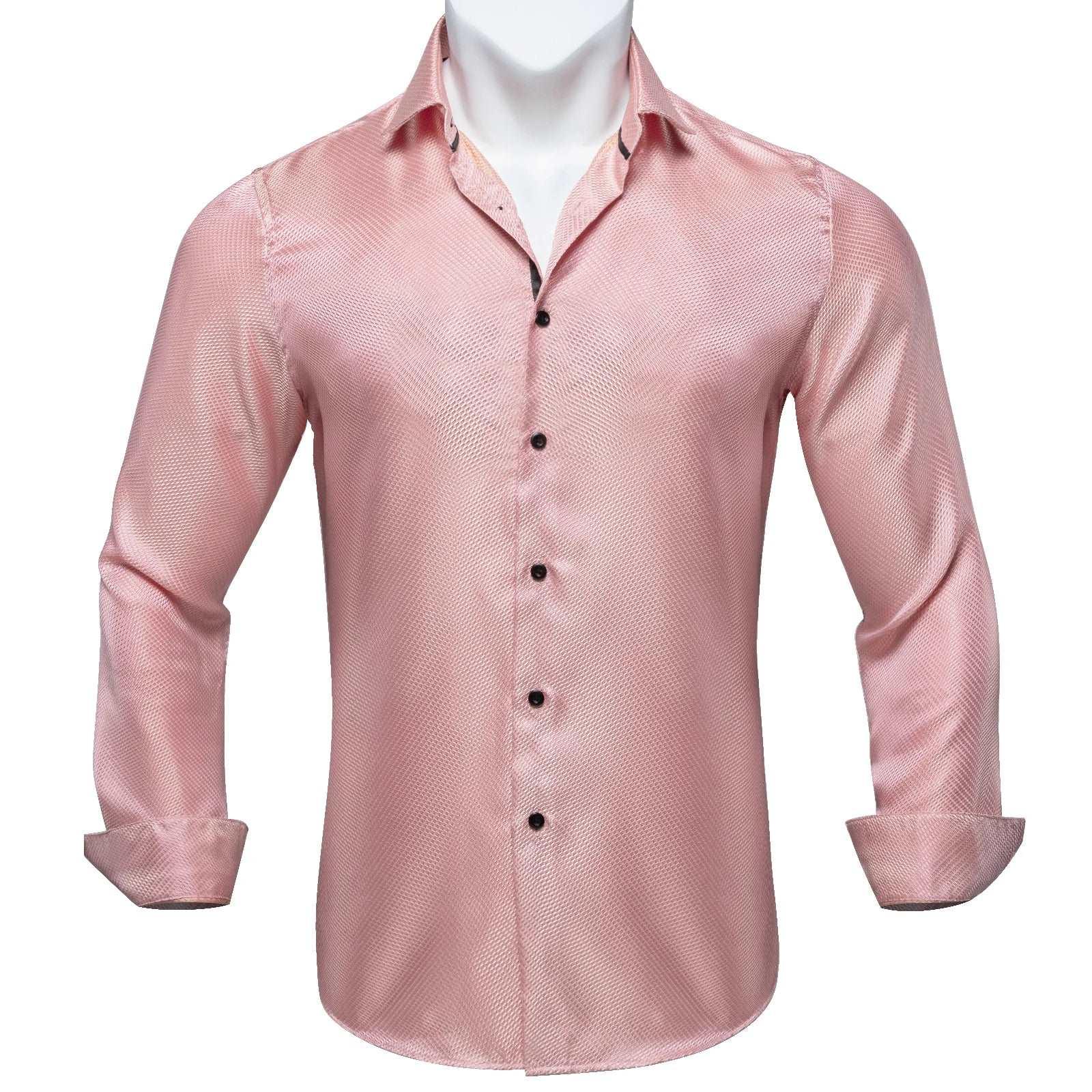 Men's Long Sleeve Silk Shirt - Alartis