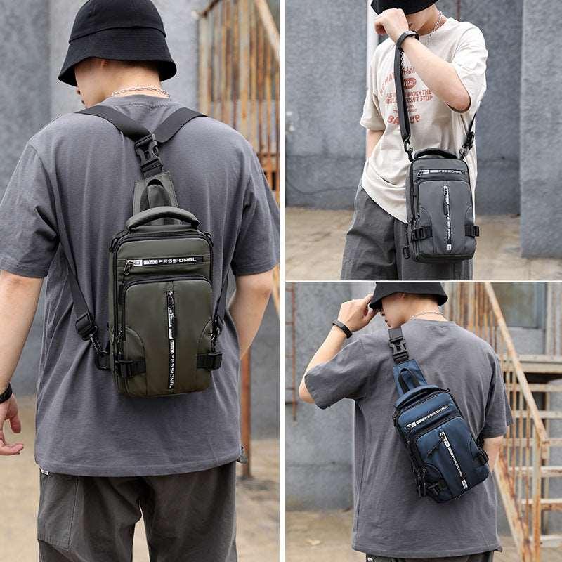 Men's Multifunctional Backpack Shoulder Chest Bag - Alartis