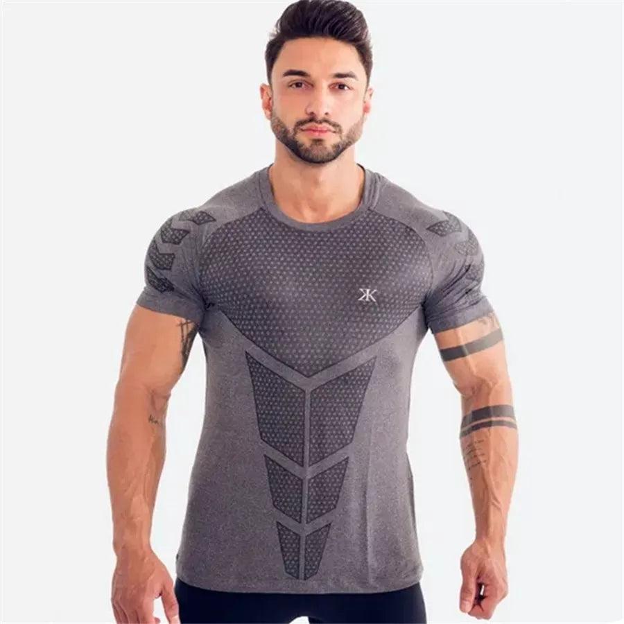 Men's Quick Dry T-shirt For Running Fitness Bodybuilding - Alartis