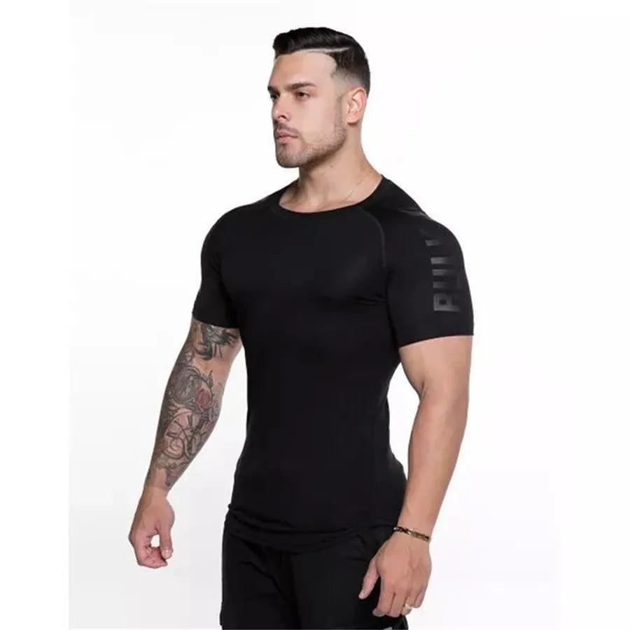 Men's Quick Dry T-shirt For Running Fitness Bodybuilding - Alartis