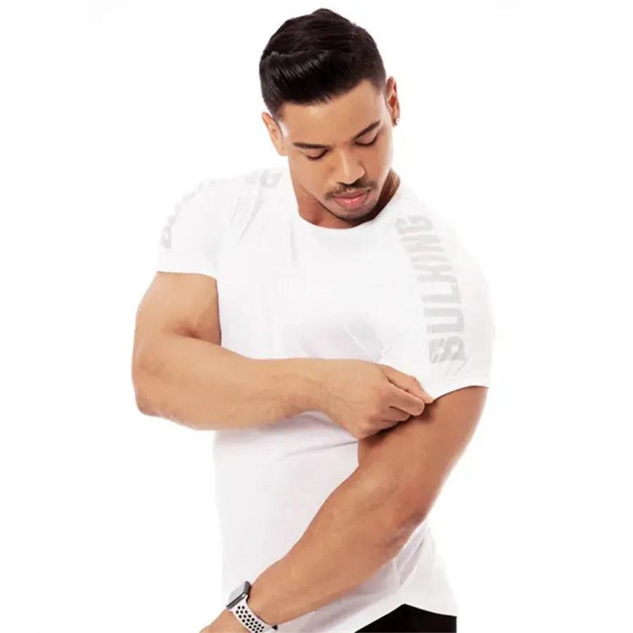 Men's Quick Dry T-shirt For Running Fitness Bodybuilding - Alartis