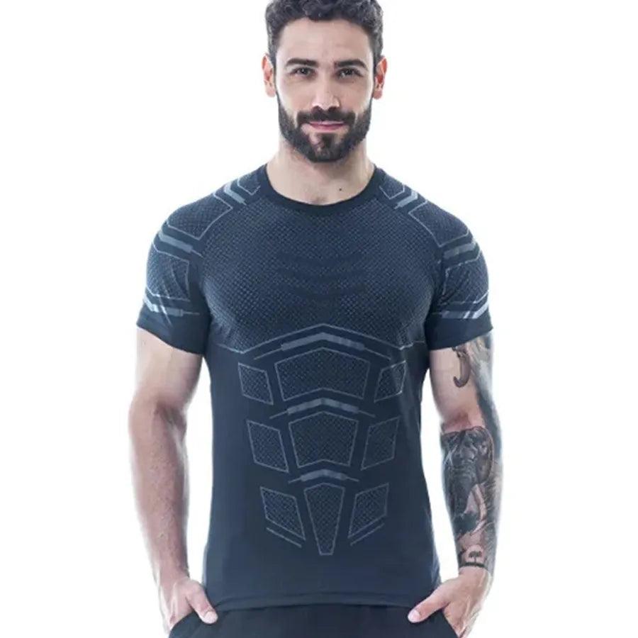 Men's Quick Dry T-shirt For Running Fitness Bodybuilding - Alartis