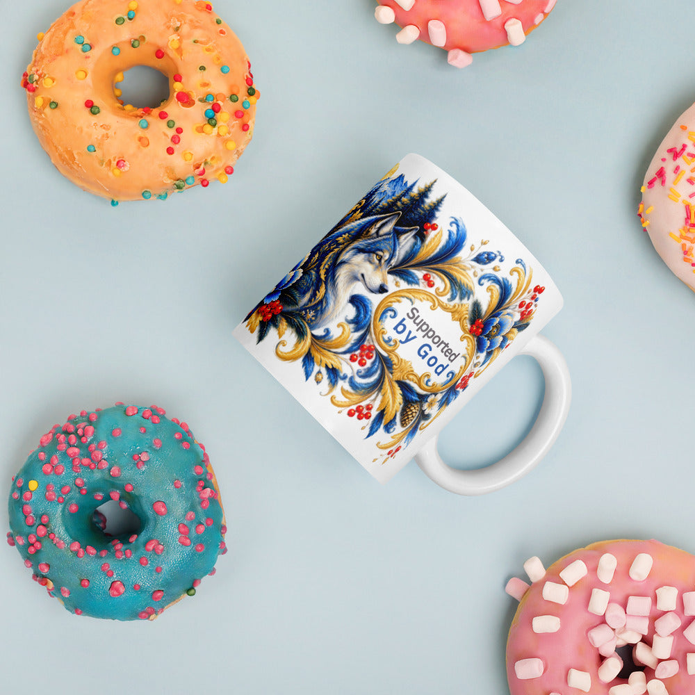Supported by God Mug | Strength That Stands With You