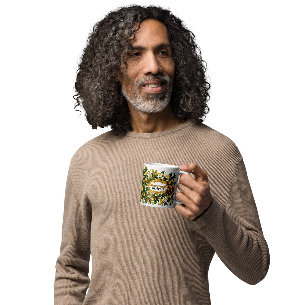 Abundance Arrived Mug | Designer Prosperity Cup