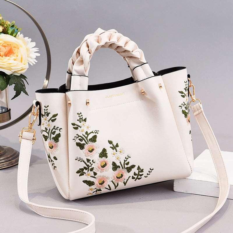 Women's Flower Pattern Hand Bag - Alartis