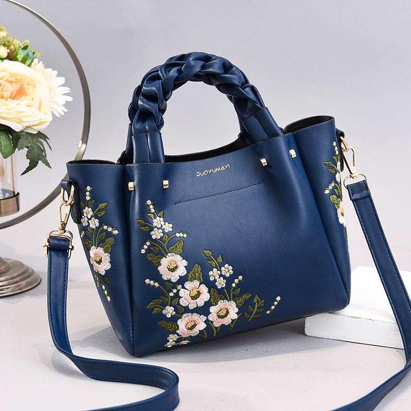 Women's Flower Pattern Hand Bag - Alartis