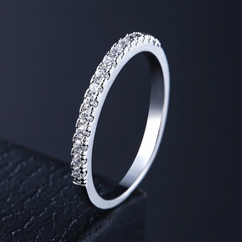 Women's Handmade Inlay Crystal Zircon Ring - Alartis