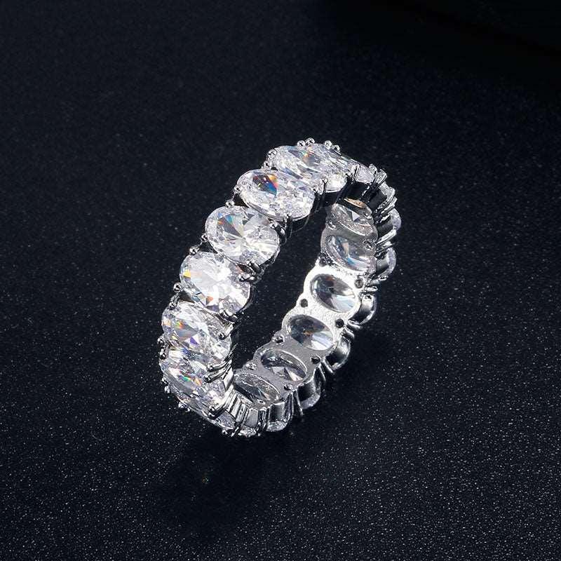 Women's Handmade Inlay Crystal Zircon Ring - Alartis