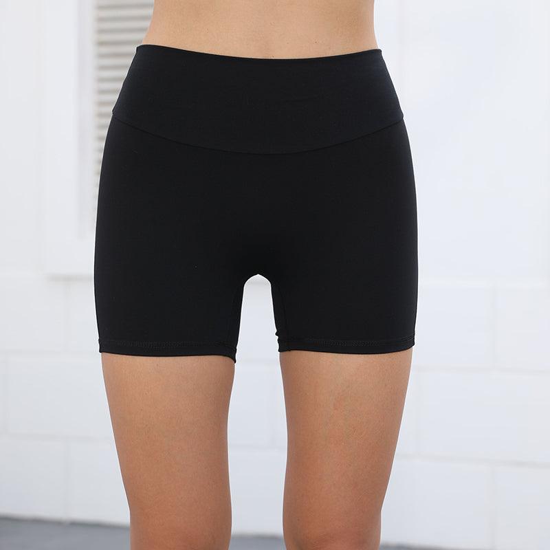 Women's High Waist Hip Lifting Yoga Shorts with Pockets, Stylish Sports Pants - Alartis