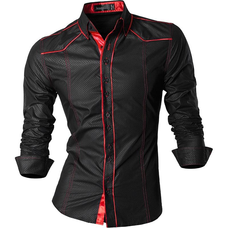 Men's Casual Long Sleeve Shirt - Alartis