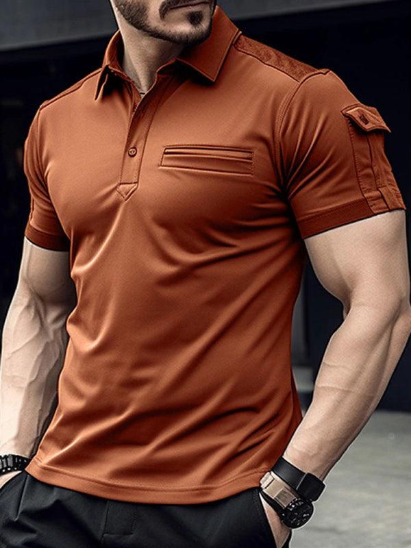 Versatile Men's Polo Shirt With Pocket - Alartis