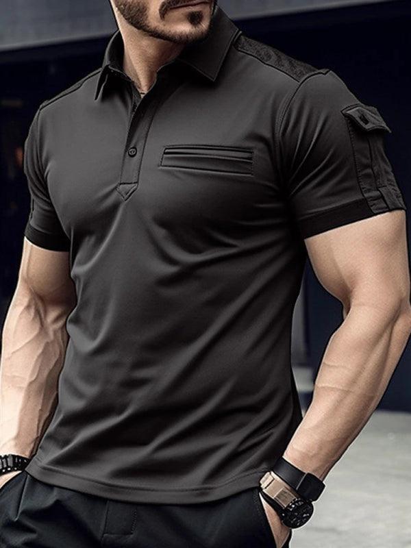 Versatile Men's Polo Shirt With Pocket - Alartis